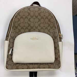 Coach Court Backpack in signature canvas